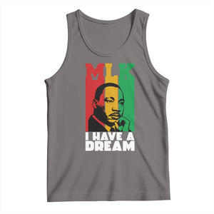 Martin Luther King Jr Tank Top I Have Dream MLK Quote TS14 Deep Heather Print Your Wear