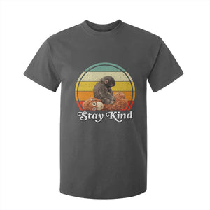 Punch Mokey T Shirt For Kid Viral Trend Baby Monkey Stay Kind TS14 Dark Heather Print Your Wear