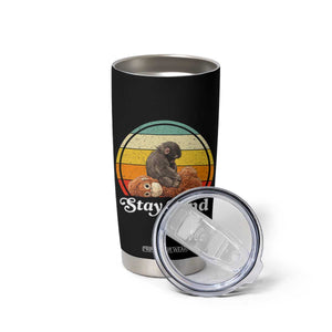 Punch Mokey Tumbler Cup Viral Trend Baby Monkey Stay Kind TS14 Print Your Wear
