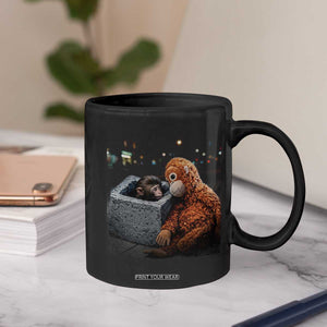 Punch Mokey Coffee Mug Viral Trend Baby Monkey Streets Meme TS14 Print Your Wear