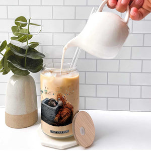Punch Mokey Glass Can Viral Trend Baby Monkey Streets Meme TS14 Print Your Wear