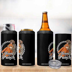 Punch Mokey 4 in 1 Can Cooler Tumbler Baby Monkey And Plush Toy Viral Trend TS14 Print Your Wear