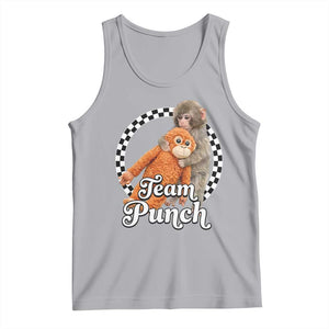 Punch Mokey Tank Top Baby Monkey And Plush Toy Viral Trend TS14 Athletic Heather Print Your Wear