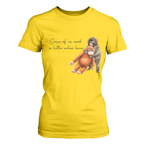 Punch Mokey T Shirt For Women Some Of Us Need a Little Extra Love TS14 Daisy Print Your Wear