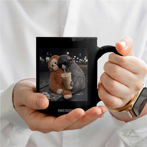 Punch Mokey Coffee Mug Funny Drinking Diet Coke Sunglasses Street Meme TS14 Print Your Wear
