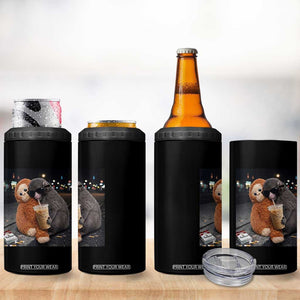 Punch Mokey 4 in 1 Can Cooler Tumbler Funny Drinking Diet Coke Sunglasses Street Meme TS14 Print Your Wear