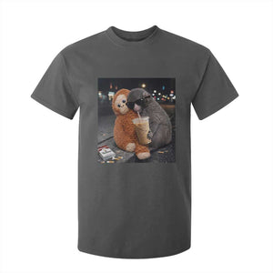 Punch Mokey T Shirt For Kid Funny Drinking Diet Coke Sunglasses Street Meme TS14 Dark Heather Print Your Wear