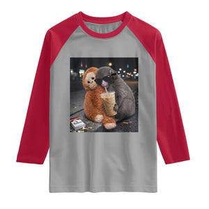 Punch Mokey Raglan Shirt Funny Drinking Diet Coke Sunglasses Street Meme TS14 Sport Gray Red Print Your Wear