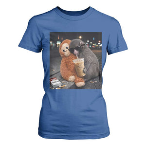 Punch Mokey T Shirt For Women Funny Drinking Diet Coke Sunglasses Street Meme TS14 Royal Blue Print Your Wear