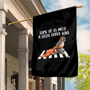 Punch Mokey Meme Garden Flag Some Of Us Need a Little Extra Love TS14 Print Your Wear