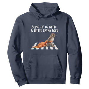 Punch Mokey Meme Hoodie Some Of Us Need a Little Extra Love TS14 Navy Print Your Wear