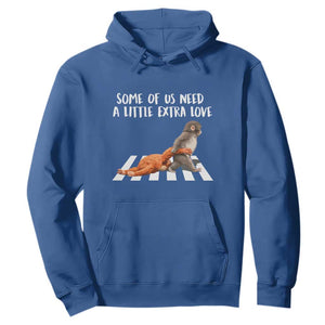 Punch Mokey Meme Hoodie Some Of Us Need a Little Extra Love TS14 Royal Blue Print Your Wear