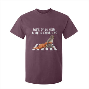 Punch Mokey Meme T Shirt For Kid Some Of Us Need a Little Extra Love TS14 Maroon Print Your Wear