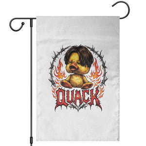 Funny Duck Metal Concert Garden Flag Rock Band Quack Meme TS14 White Print Your Wear