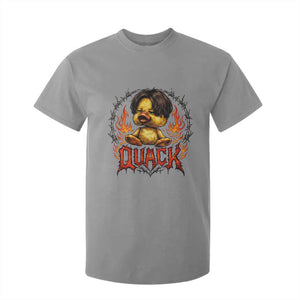 Funny Duck Metal Concert T Shirt For Kid Rock Band Quack Meme TS14 Sport Gray Print Your Wear