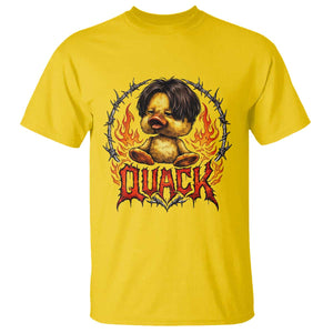 Funny Duck Metal Concert T Shirt Rock Band Quack Meme TS14 Daisy Print Your Wear