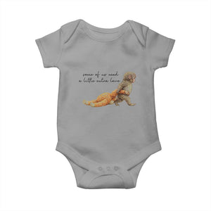 Punch Mokey Baby Onesie Viral Trend Baby Monkey Meme TS14 Sport Gray Print Your Wear