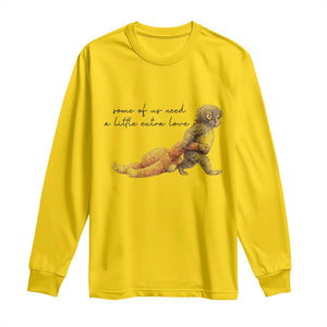 Punch Mokey Long Sleeve Shirt Viral Trend Baby Monkey Meme TS14 Daisy Print Your Wear