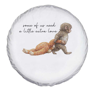 Punch Mokey Spare Tire Cover Viral Trend Baby Monkey Meme TS14 Print Your Wear