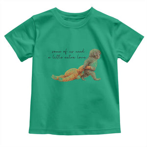 Punch Mokey Toddler T Shirt Viral Trend Baby Monkey Meme TS14 Irish Green Print Your Wear