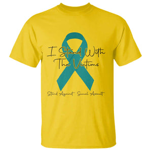 Sexual Assault Awareness T Shirt I Stand With The Victims TS14 Daisy Print Your Wear