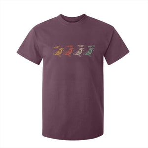 Meep Woodcock T Shirt For Kid Retro Timberdoodle Wildlife TS14 Maroon Print Your Wear