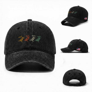 Meep Woodcock Washed Cotton Baseball Cap Retro Timberdoodle Wildlife TS14 Washed Cap Universal Fit Black Print Your Wear