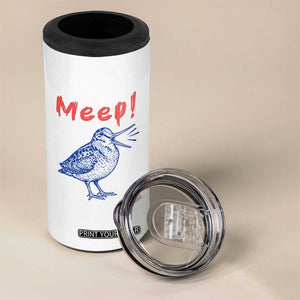 Meep Woodcock 4 in 1 Can Cooler Tumbler Cute Bird Meme TS14 Print Your Wear