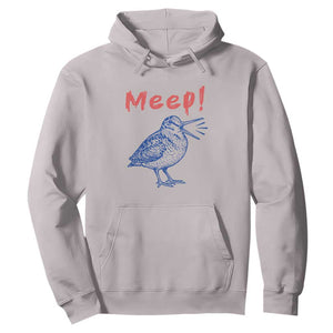 Meep Woodcock Hoodie Cute Bird Meme TS14 Ice Gray Print Your Wear