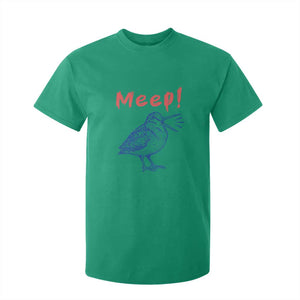 Meep Woodcock T Shirt For Kid Cute Bird Meme TS14 Irish Green Print Your Wear