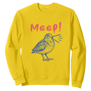 Meep Woodcock Sweatshirt Cute Bird Meme TS14 Daisy Print Your Wear
