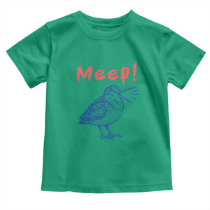 Meep Woodcock Toddler T Shirt Cute Bird Meme TS14 Irish Green Print Your Wear