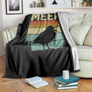 Meep Woodcock Throw Blanket Funny Nature Lover TS14 Print Your Wear