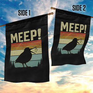 Meep Woodcock Garden Flag Funny Nature Lover TS14 Print Your Wear