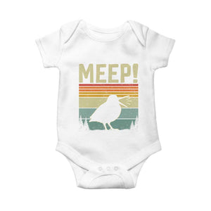 Meep Woodcock Baby Onesie Funny Nature Lover TS14 White Print Your Wear