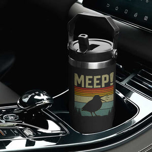 Meep Woodcock Flip Straw Tumbler Funny Nature Lover TS14 Print Your Wear