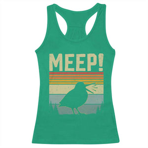 Meep Woodcock Racerback Tank Top Funny Nature Lover TS14 Irish Green Print Your Wear