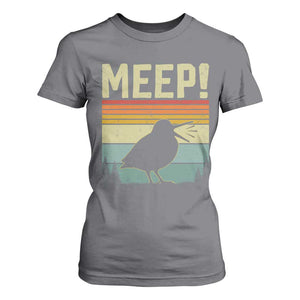 Meep Woodcock T Shirt For Women Funny Nature Lover TS14 Charcoal Print Your Wear
