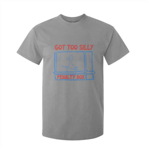 Hockey Got Too Silly Penalty Box T Shirt For Kid Silly Goose Meme TS14 Sport Gray Print Your Wear