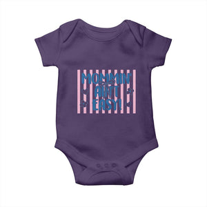 Mommin' Ain't Easy Baby Onesie Funny Mom Life Mother's Day TS14 Purple Print Your Wear