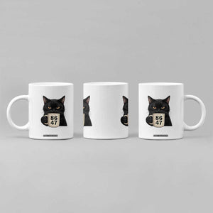 8647 Impeach Trump Coffee Mug Funny Black Cat Anti FDT Political TS14 Print Your Wear