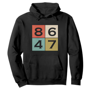 Retro Vintage 8647 Hoodie Classic Vintage 80s Style TS14 Black Print Your Wear