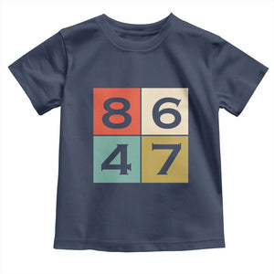 Retro Vintage 8647 Toddler T Shirt Classic Vintage 80s Style TS14 Navy Print Your Wear