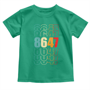 Retro Vintage 8647 Toddler T Shirt Subtle Anti FDT TS14 Irish Green Print Your Wear