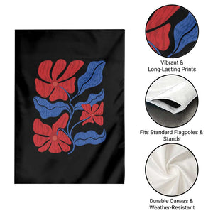 86 47 Boho Floral Matisse Garden Flag No Kings Oligarchy FDT Political Protest TS14 Print Your Wear