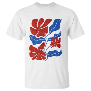 86 47 Boho Floral Matisse T Shirt No Kings Oligarchy FDT Political Protest TS14 White Print Your Wear