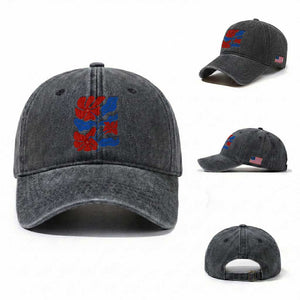 86 47 Boho Floral Matisse Washed Cotton Baseball Cap No Kings Oligarchy FDT Political Protest TS14 Washed Cap Universal Fit Dark Gray Print Your Wear