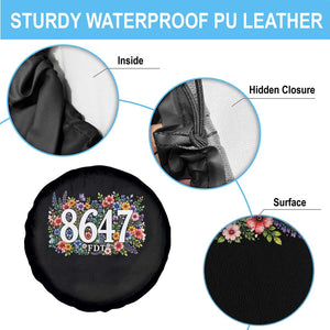 86 47 Floral Boho Style Spare Tire Cover Subtle FDT TS14 Print Your Wear