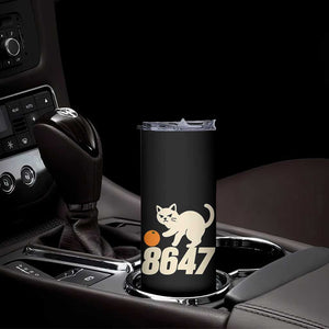 8647 FDT Skinny Tumbler Funny Cat Political Meme TS14 Print Your Wear