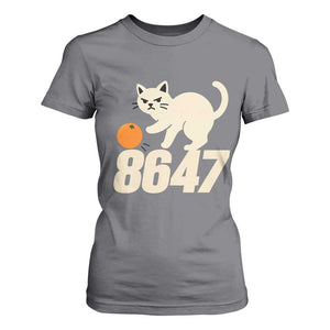 8647 FDT T Shirt For Women Funny Cat Political Meme TS14 Charcoal Print Your Wear